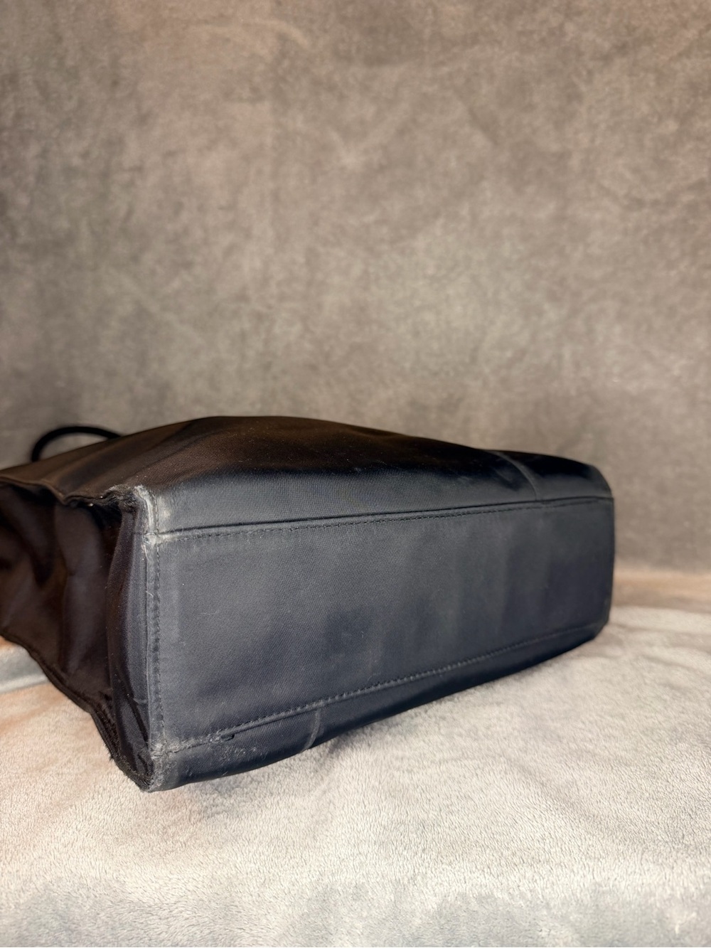 Etienne Aigner Black Tote with Subtle Metal Accent - Picture 7 of 9